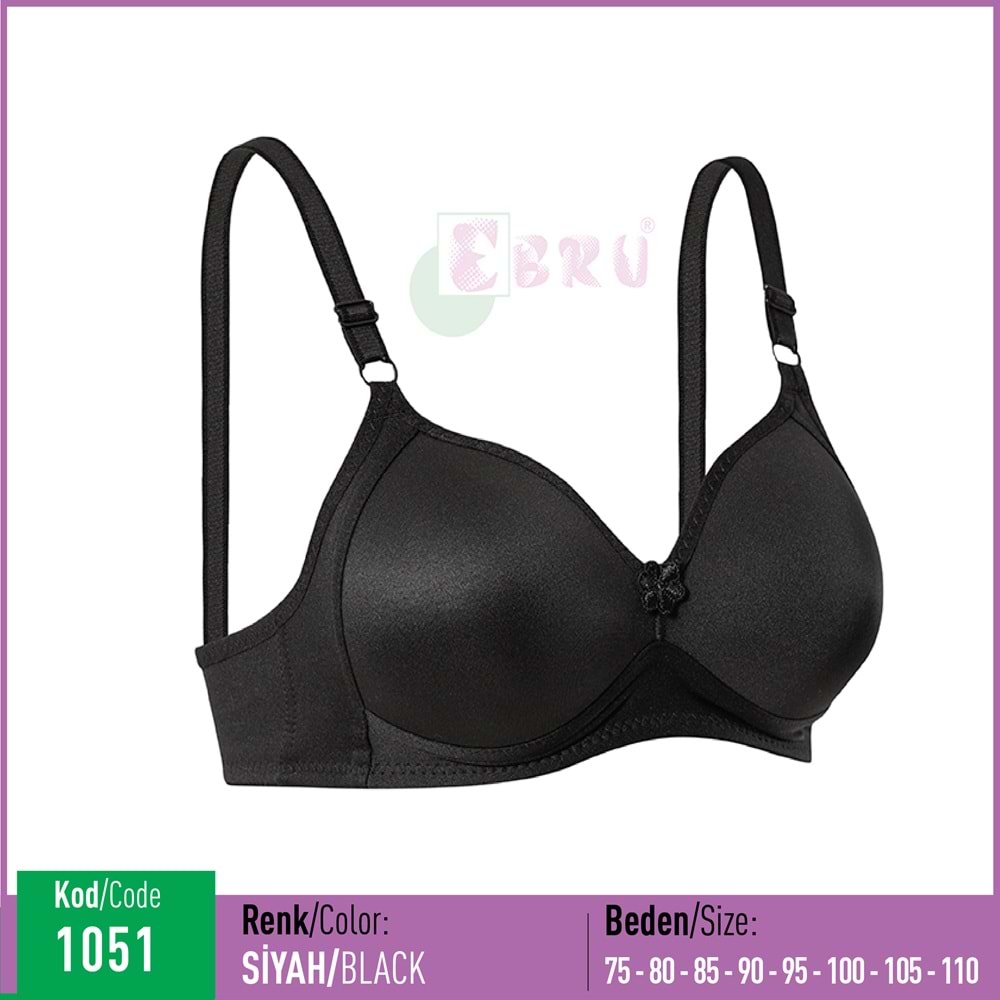 1051 EBRU SİLİKONLU TELSİZ SİYAH 105