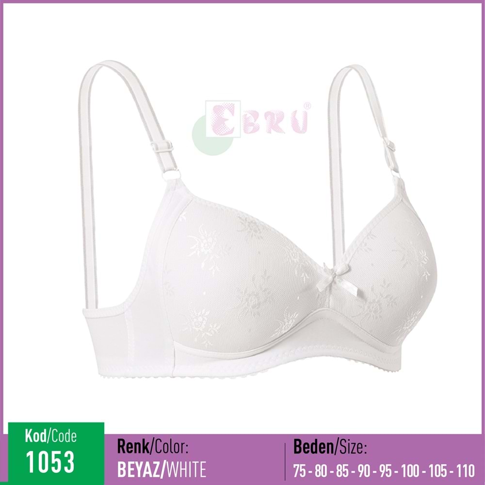 1053 EBRU SİLİKONLU TELSİZ LEZ BEYAZ 95