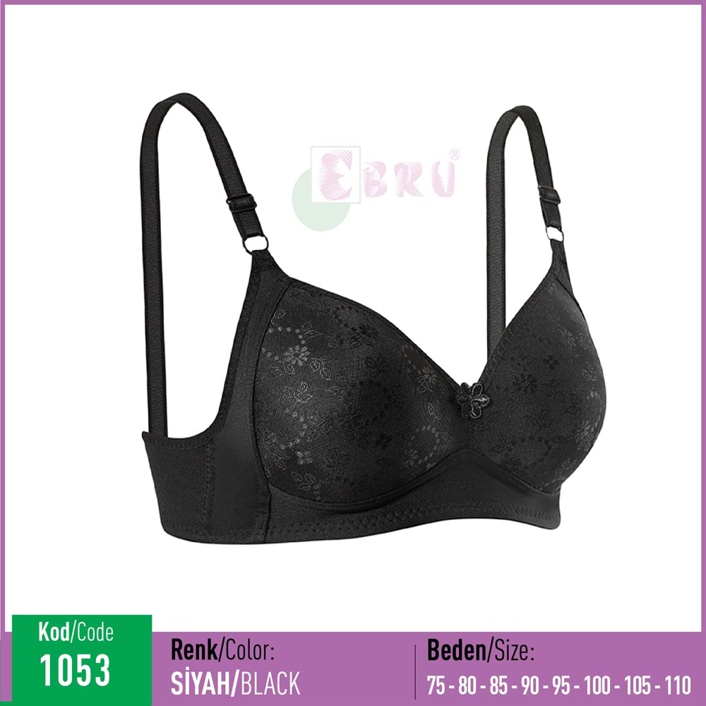 1053 EBRU SİLİKONLU TELSİZ LEZ SİYAH 105