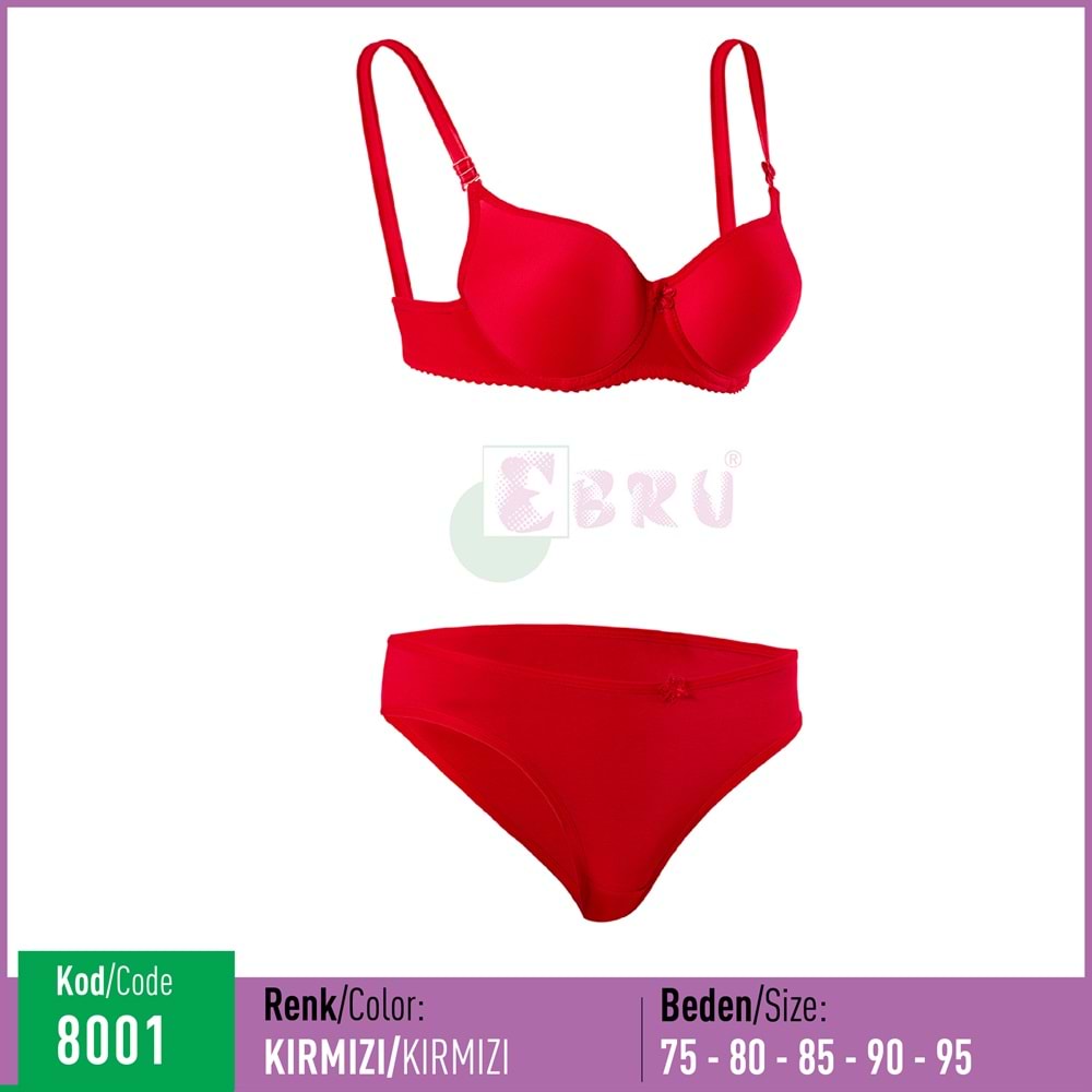 8001 EBRU SİLİKONLU BOŞ KIRMIZI