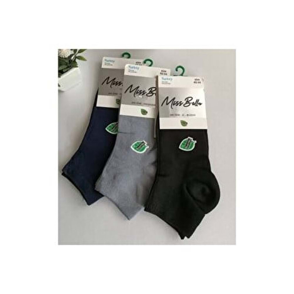 MİSS BELLA ERKEK BAMBU DİKİŞSİZ PATİK