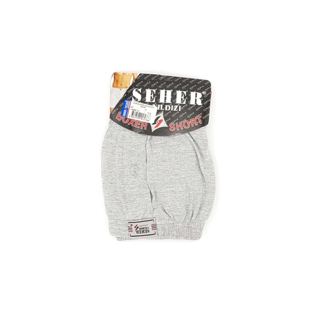 SHR DÜZ BOXER GRİ M