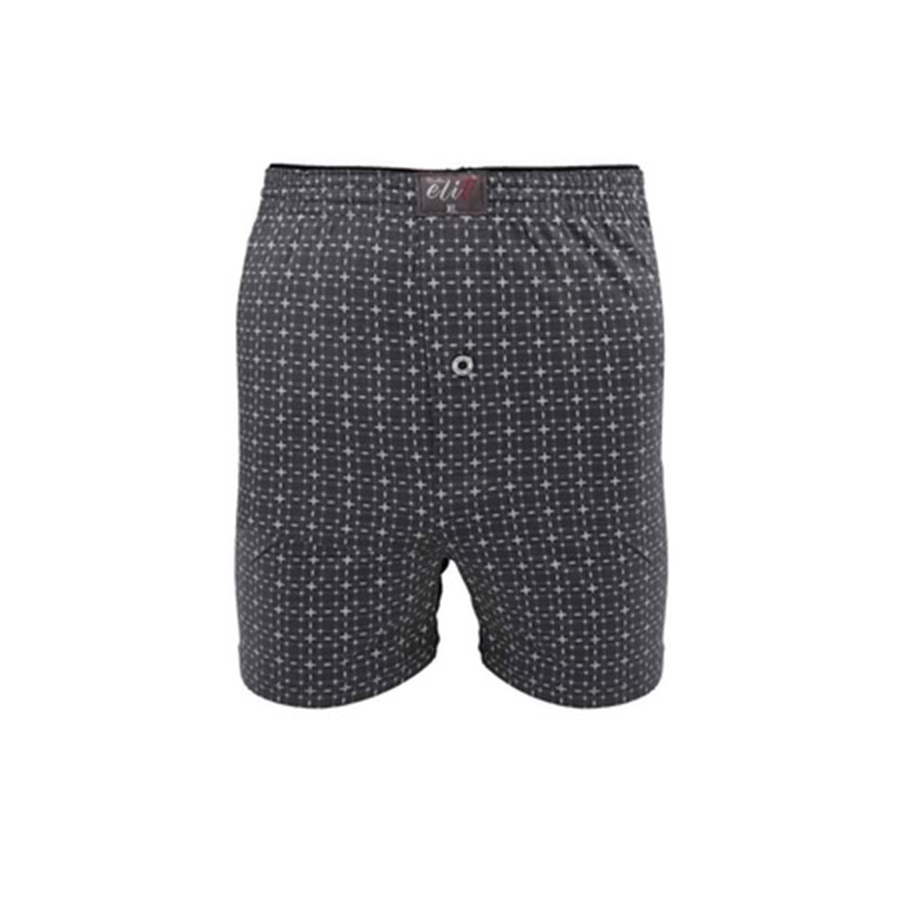 ELİT 1102 ERK DESENLİ BOXER FÜME XL
