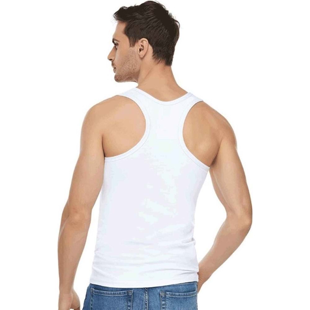 ELİT 1304 ERK SPOR ATLET BEYAZ L