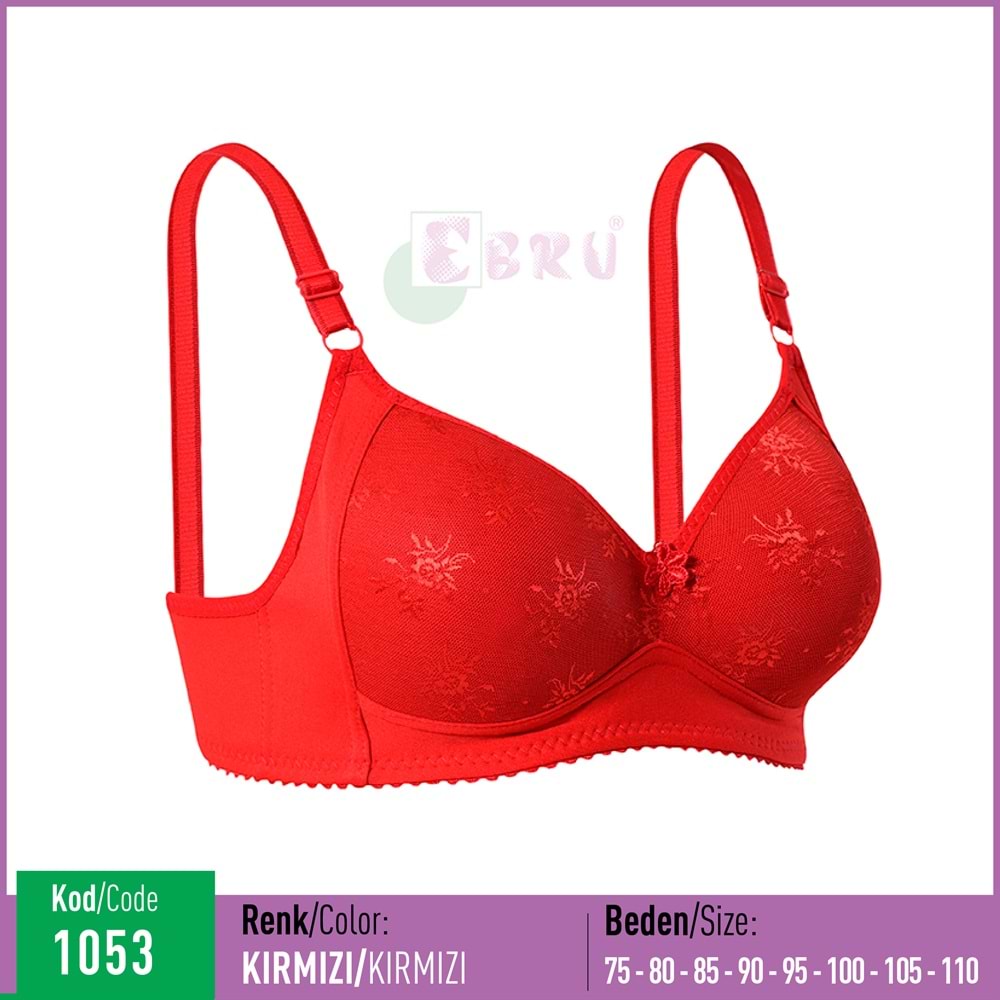 1053 EBRU SİLİKONLU TELSİZ LEZ KIRMIZI 105