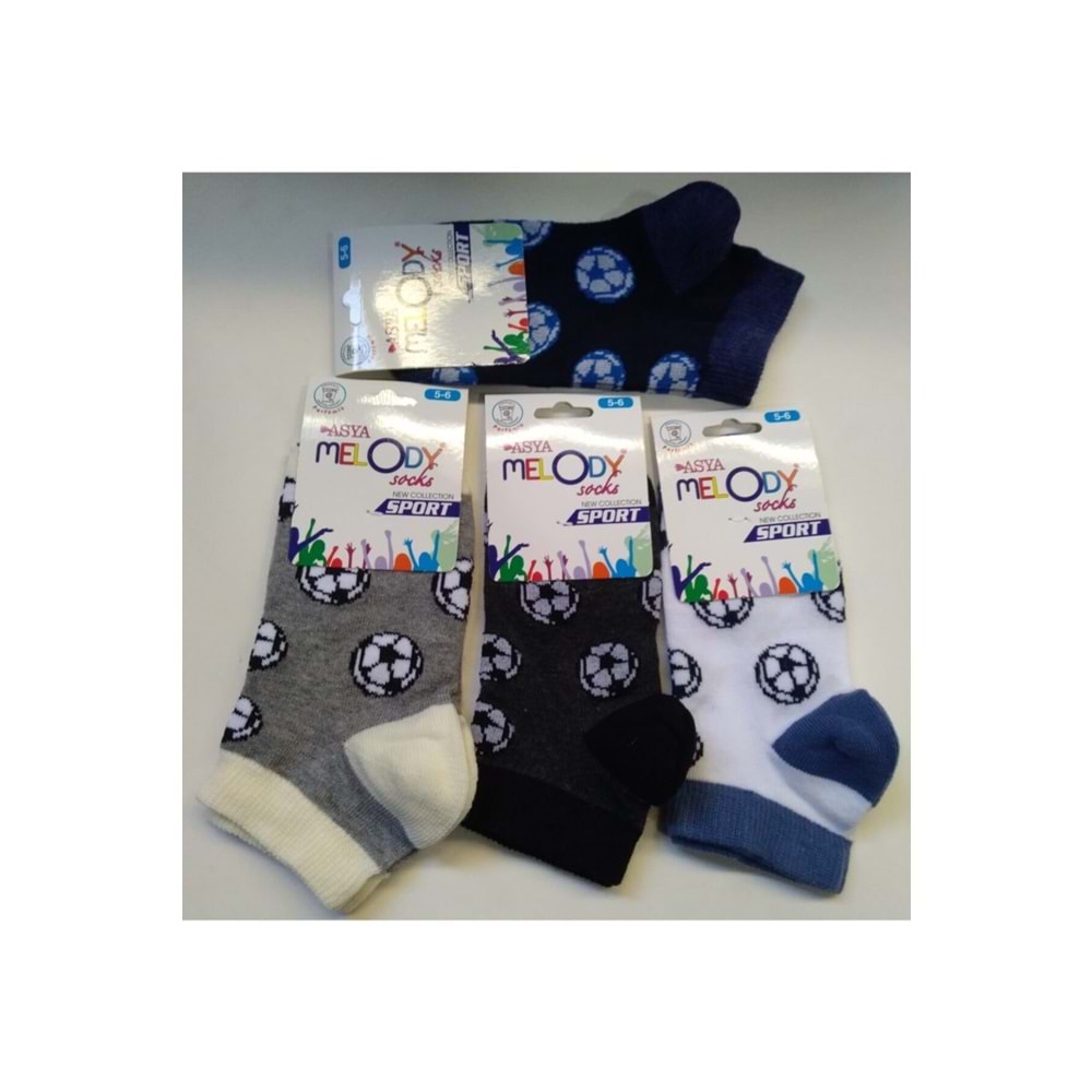MELODY ERKEK ÇOCUK PATİK - ASORTİ - 11