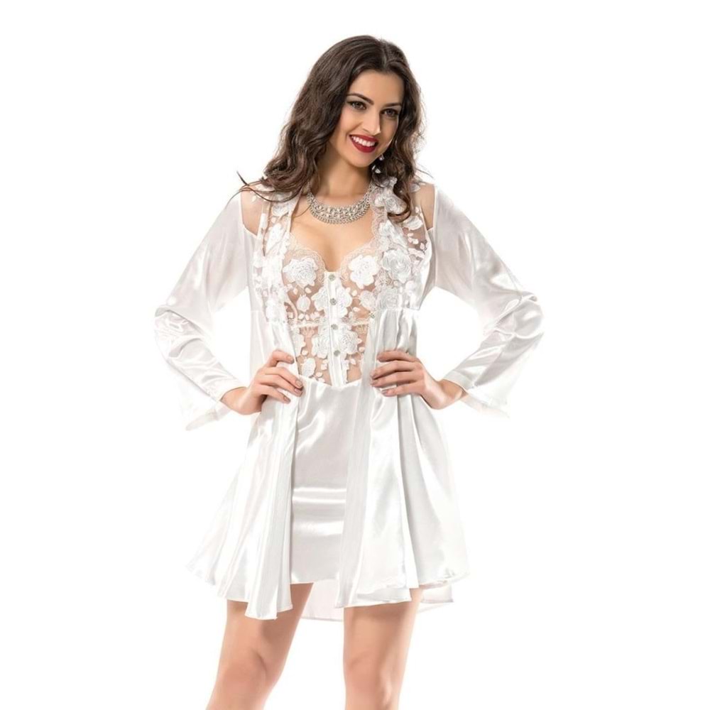 1082 MOONGİRL KISA SABAHLIK - ASORTİ - XL