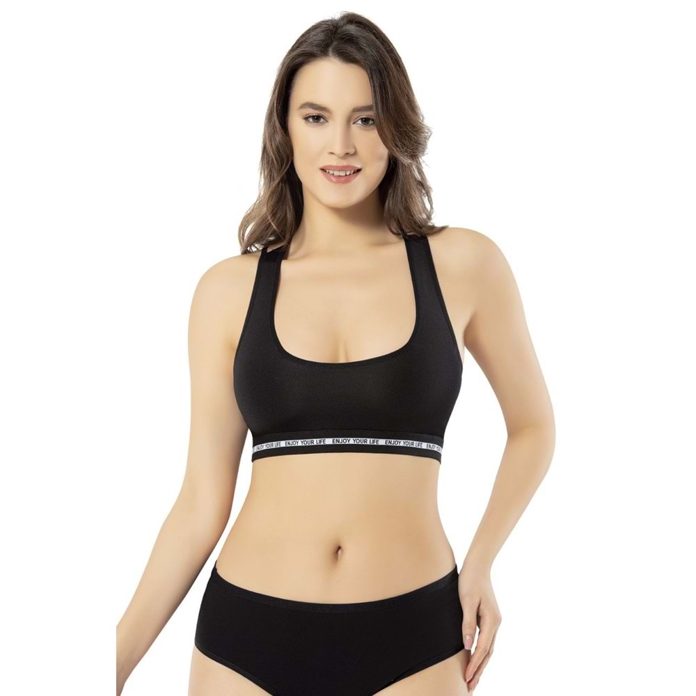 6397 KOTA BUSTİYER - SİYAH S- M