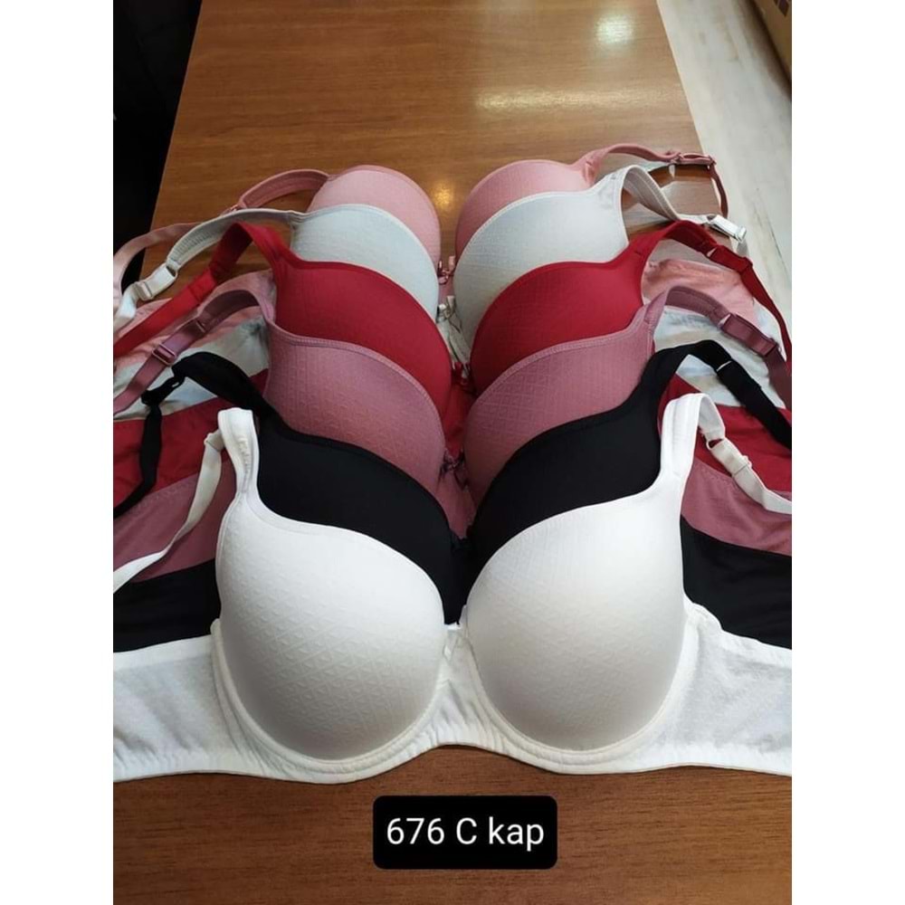 676 İNFAİTH TELLİ DESENLİ - SİYAH - SÜTYEN