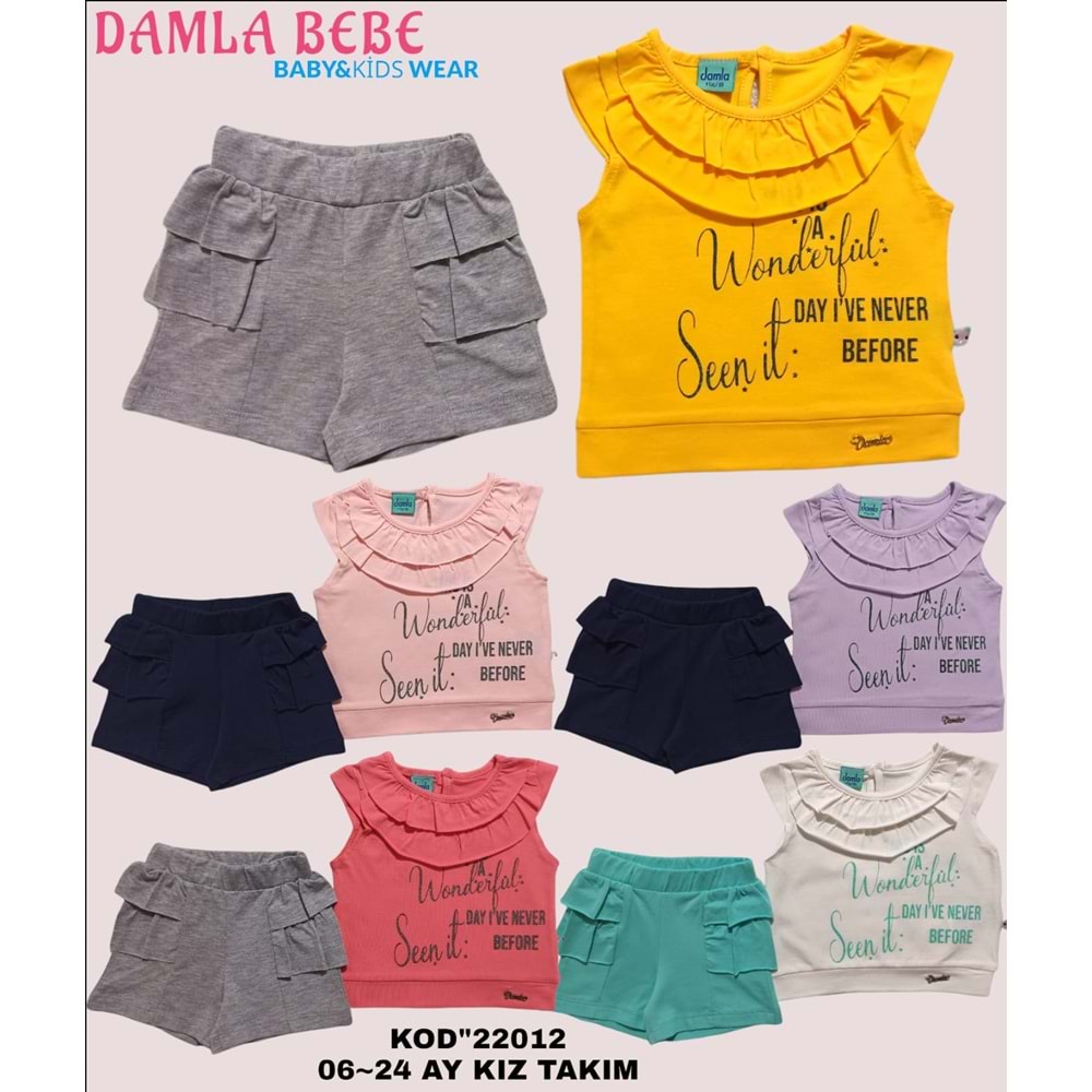 22012 DAMLA WONDERFUL BASKILI KIZ 6,24 - SARI