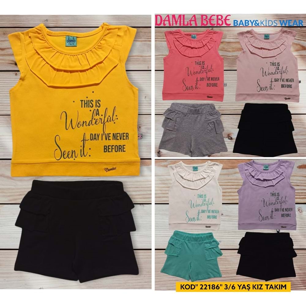 22186 DAMLA WONDERFUL BASKILI KIZ 3,6 - GÜL KURUSU
