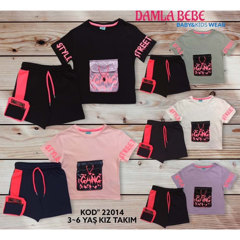 22014 DAMLA 3,6 YAŞ LYC KIZ TAKIM