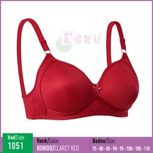 1051 EBRU SİLİKONLU TELSİZ BORDO 95
