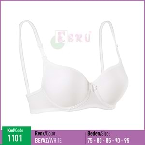 1101 EBRU SİLİKONLU BOŞ BEYAZ 80