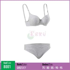 8001 EBRU SİLİKONLU BOŞ GRİ