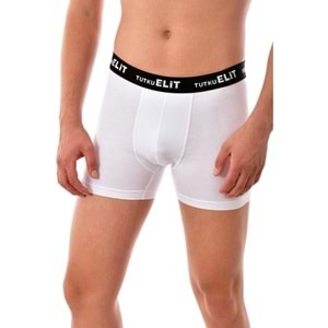 ELİT 1252 ERK MODAL BOXER BEYAZ L
