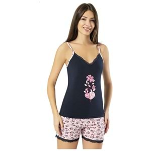 7000-14 KOTA BASKILI ŞORTLU TAKIM L- XL