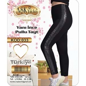 AŞK 033 YILDIZI YANI İNCE TAYT