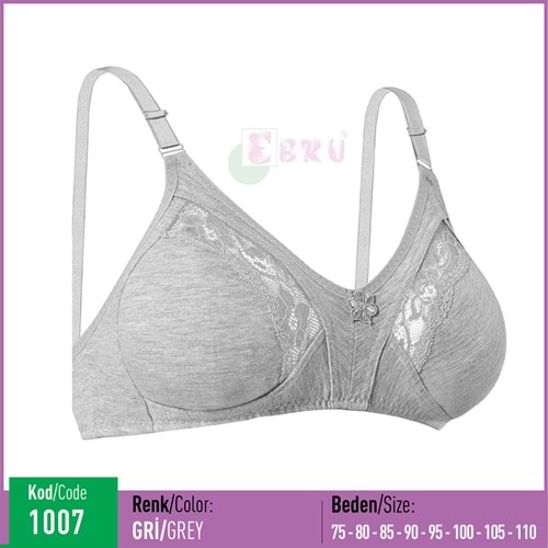 1007 EBRU DANTEL TPLY GRİ 100
