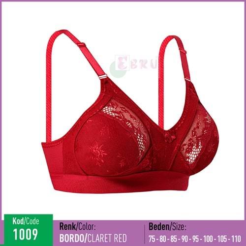 1009 EBRU GEN LASTİK LEZ BORDO 95