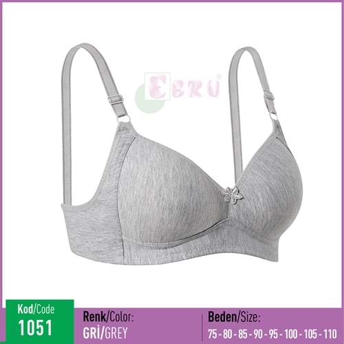 1051 EBRU SİLİKONLU TELSİZ GRİ 110