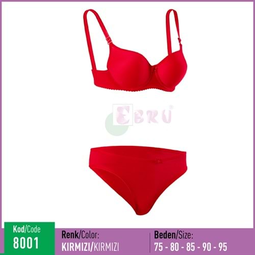 8001 EBRU SİLİKONLU BOŞ KIRMIZI