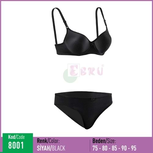 8001 EBRU SİLİKONLU BOŞ SİYAH