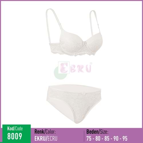 8009 EBRU SİLİKONLU BOŞ EKRU
