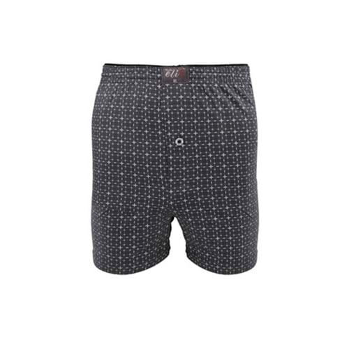 ELİT 1102 ERK DESENLİ BOXER FÜME L