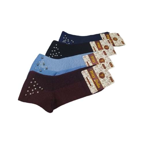 MİSS BELLA DÜZ SİYAH TAŞLI