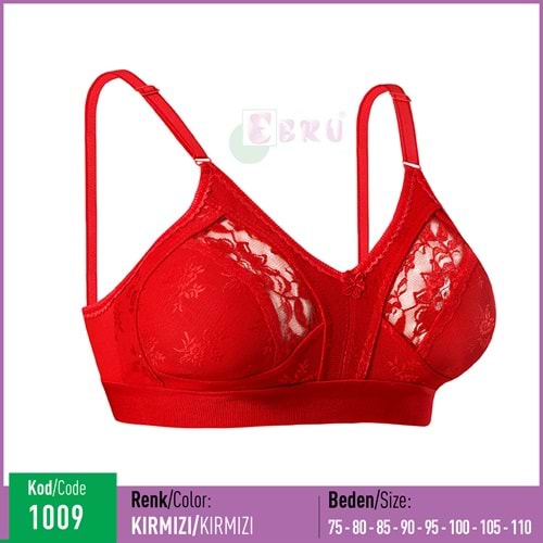 1009 EBRU GEN LASTİK LEZ KIRMIZI 90