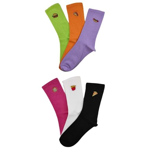 MİSS BELLA MEYVELİ NAKIŞLI SOKET