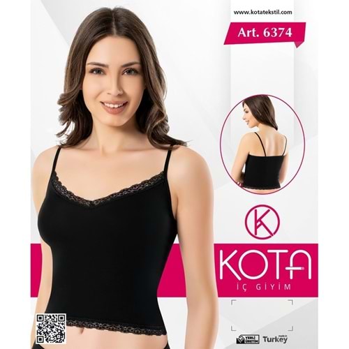 KOTA 6374 YARIM ATLET SİYAH S-M