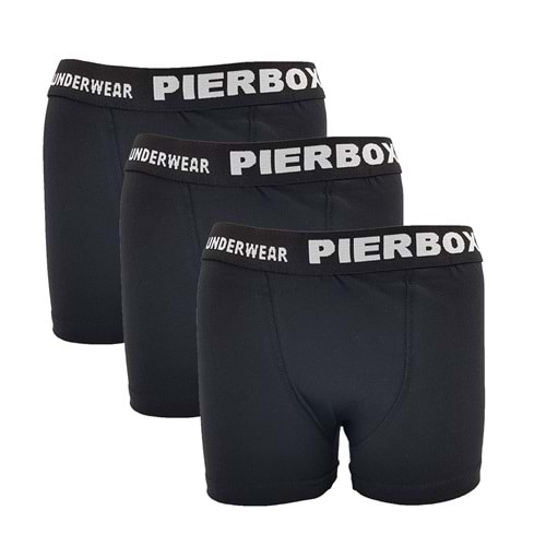 PİERBOX ERKEK BOXER - SİYAH - XL