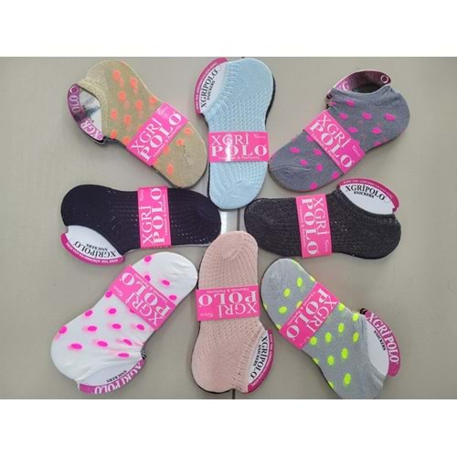 XGRİ POLO BAYAN 3 LÜ SİMLİ SNEAKERS