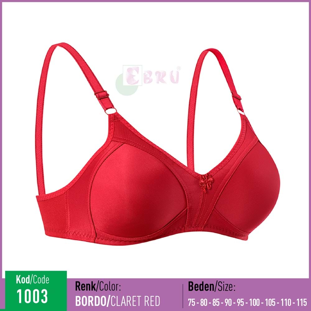 1003 EBRU ŞARDON TPLY BORDO 100