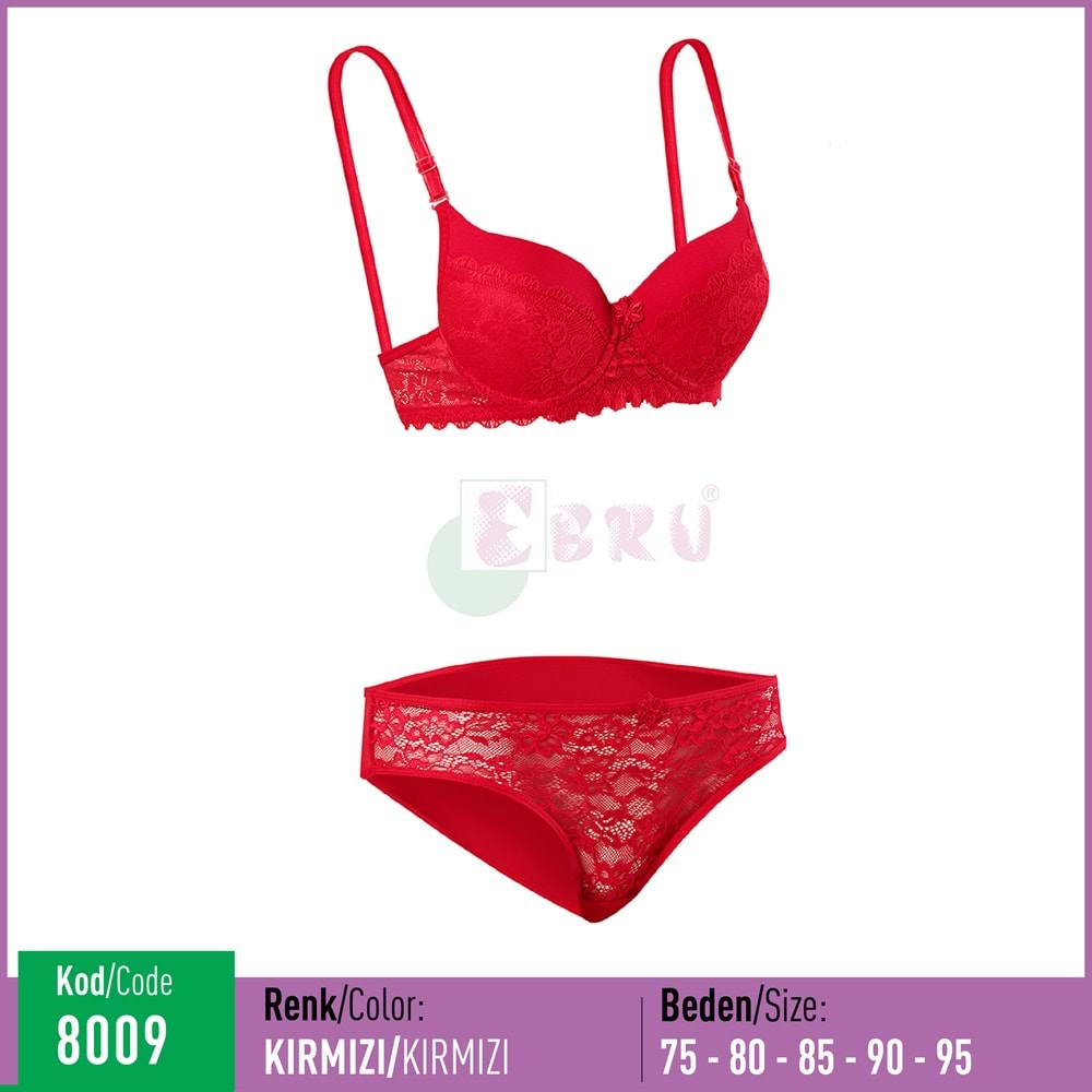 8009 EBRU SİLİKONLU BOŞ KIRMIZI