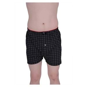 ELİT 1102 ERK DESENLİ BOXER SİYAH XL