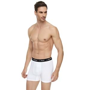 ELİT 1252 ERK MODAL BOXER BEYAZ M