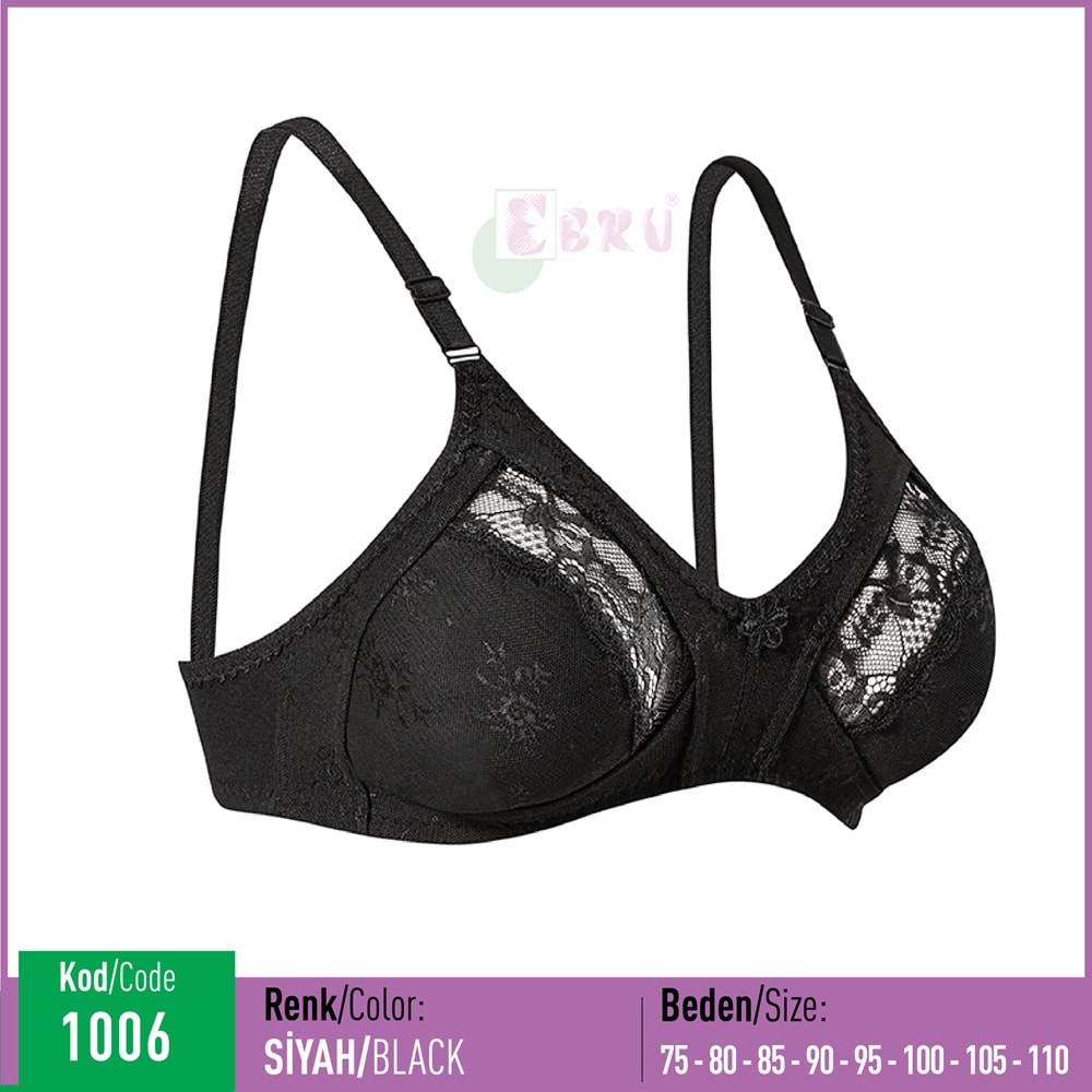1006 EBRU LEZ SİYAH 80
