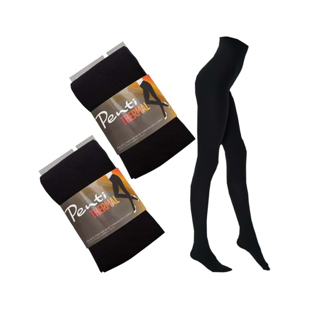 PENTİ TERMAL KÜLOTLU - SİYAH - XL