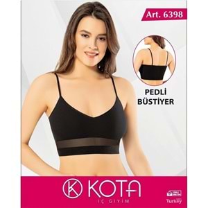 6398 KOTA BUSTİYER - SİYAH L- XL