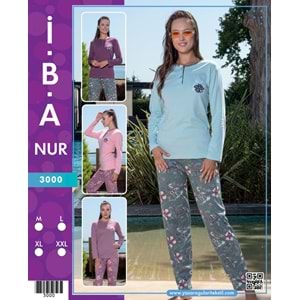 3000 İBANUR BAYAN PİJAMA TAKIM