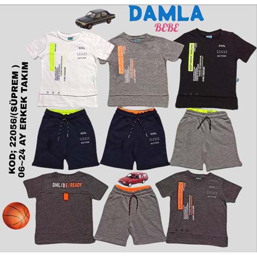 22056 DAMLA AY DML ACTİV BASKILI 6,24 - SİYAH