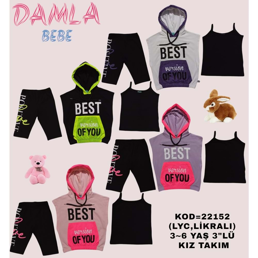 22152 DAMLA BEST OF YOU BASKILI 3,6 - BEYAZ