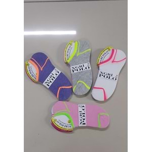 XGRİ POLO KIZ ÇOCUK 3 LÜ SNEAKERS 7,9